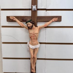 Cruz de Parede em MDF e Resina - 50cm